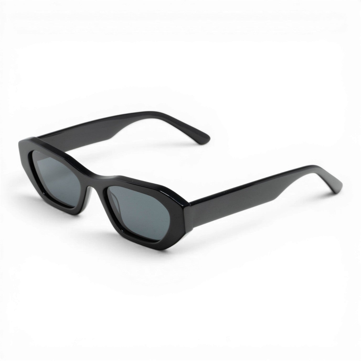 black oval sunglasses