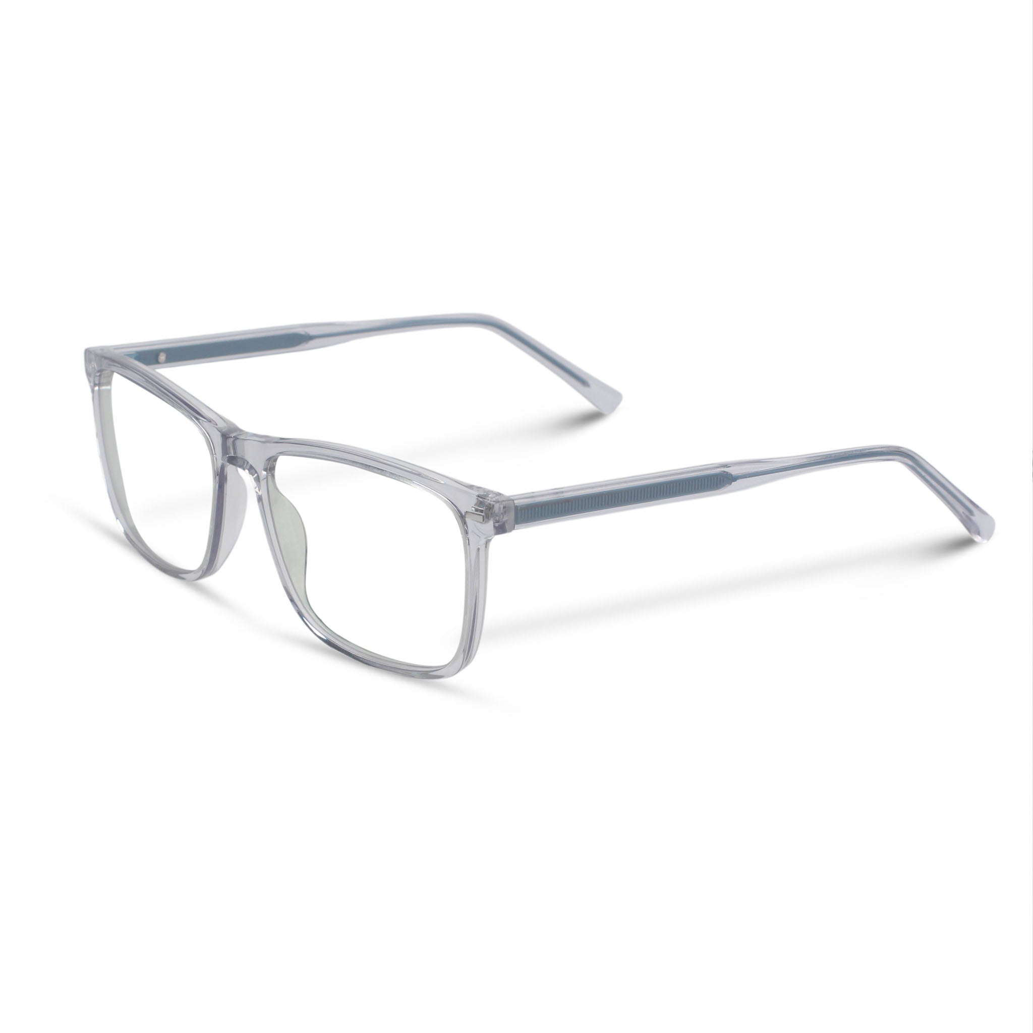 Classical rectangle transparent eyeglasses