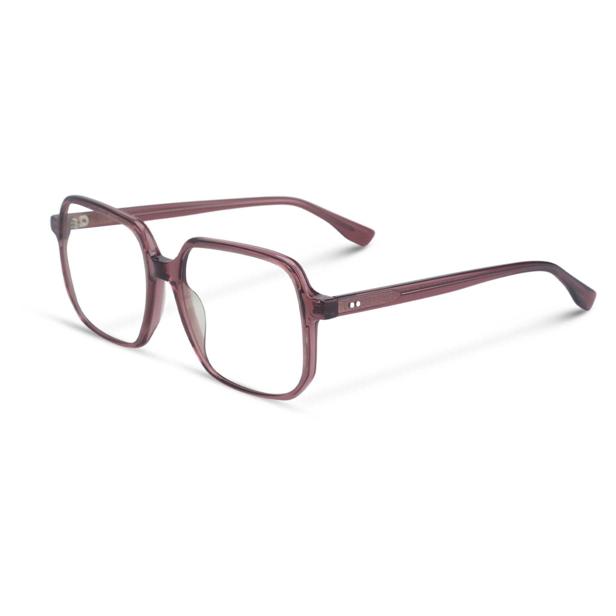 pink square eyeglasses