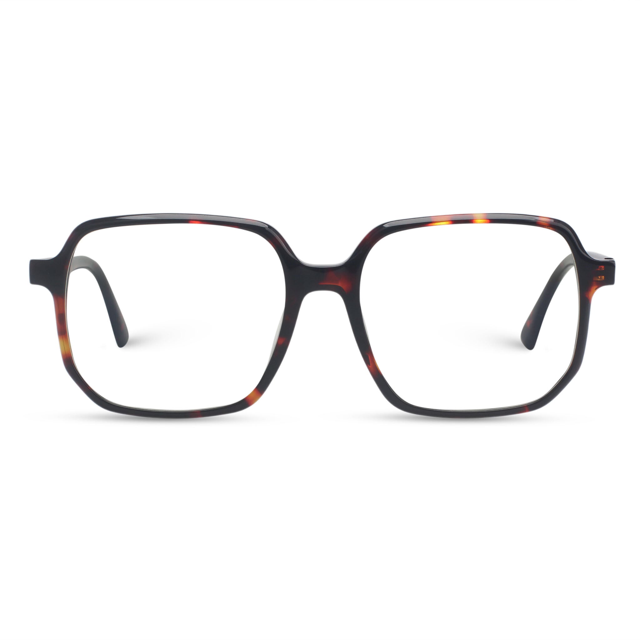 Tortoise square glasses