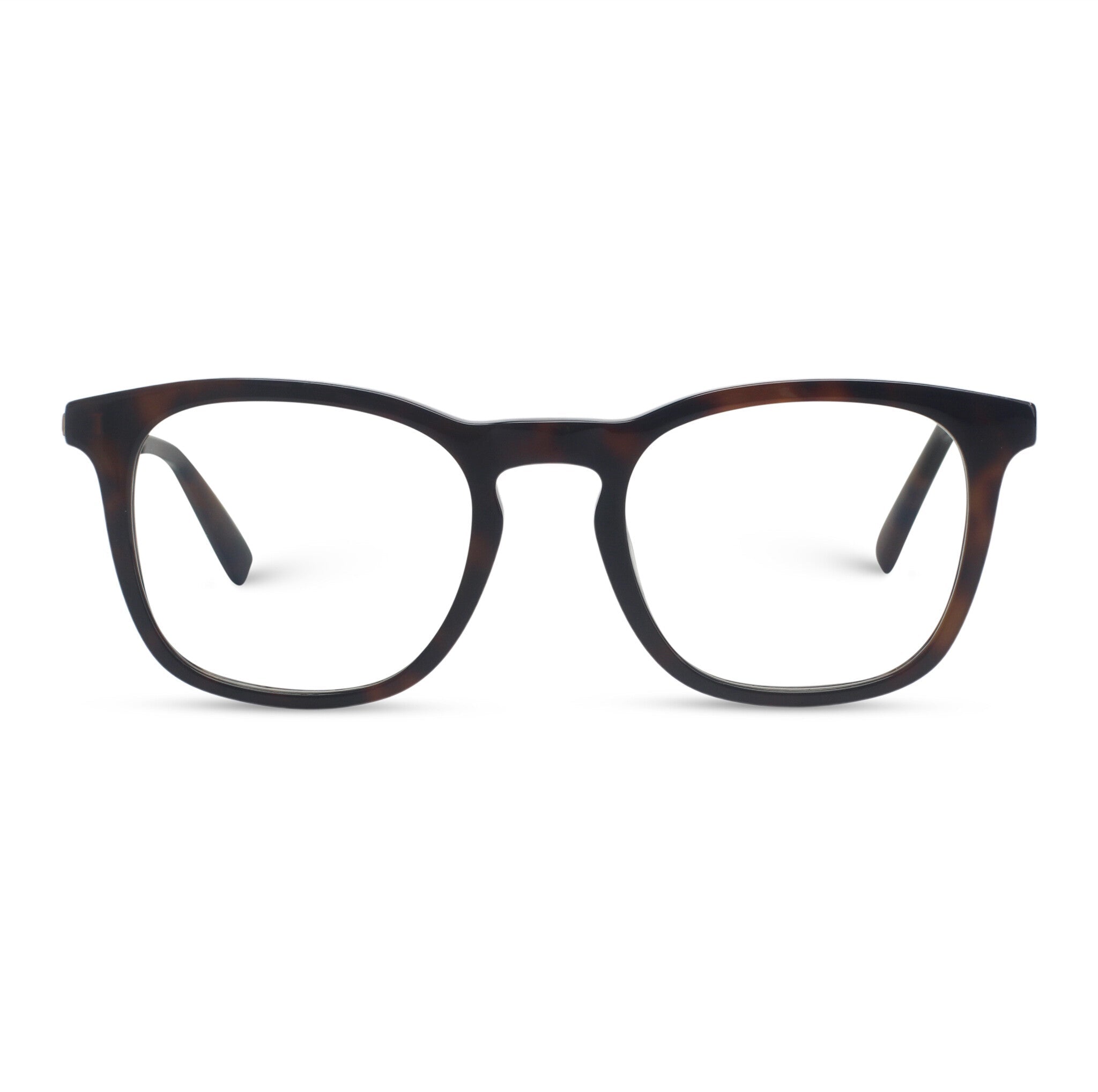 Classic square tortoise eyeglasses