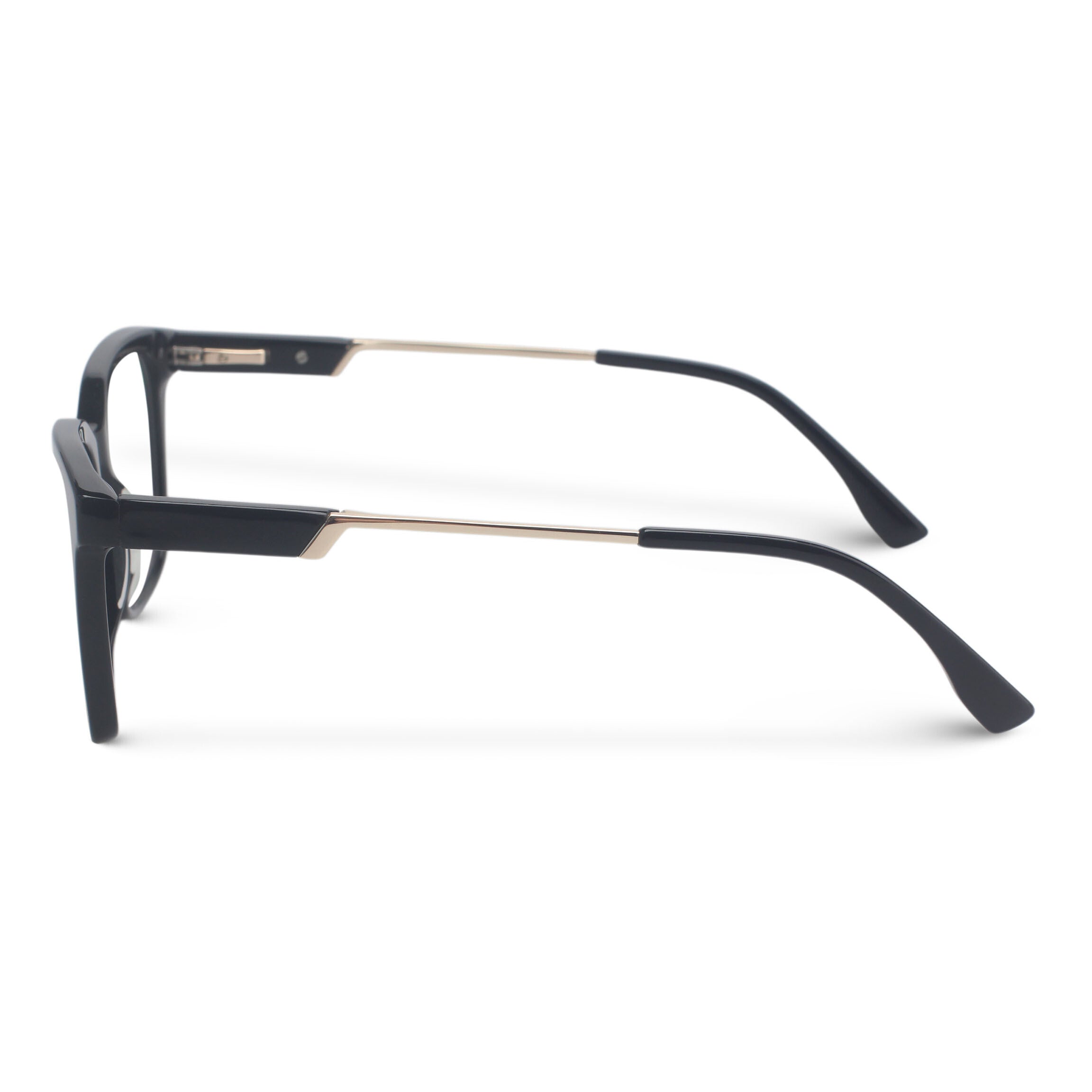 Classic square black eyeglasses