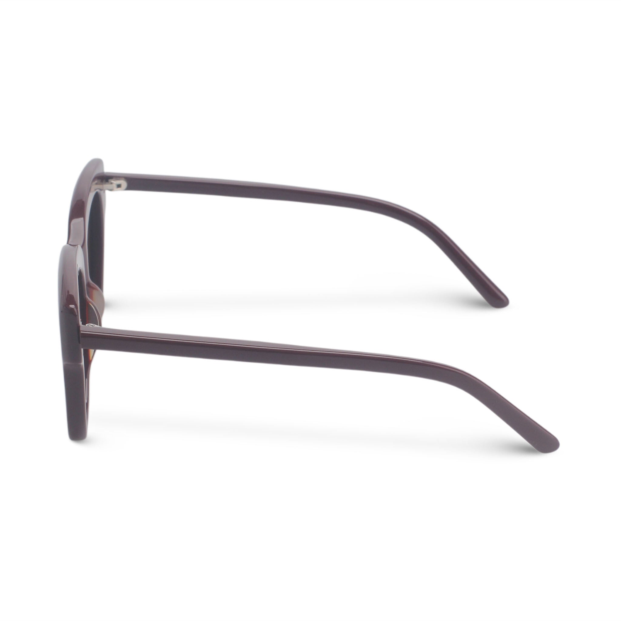 Cat-eye bold sunglasses red