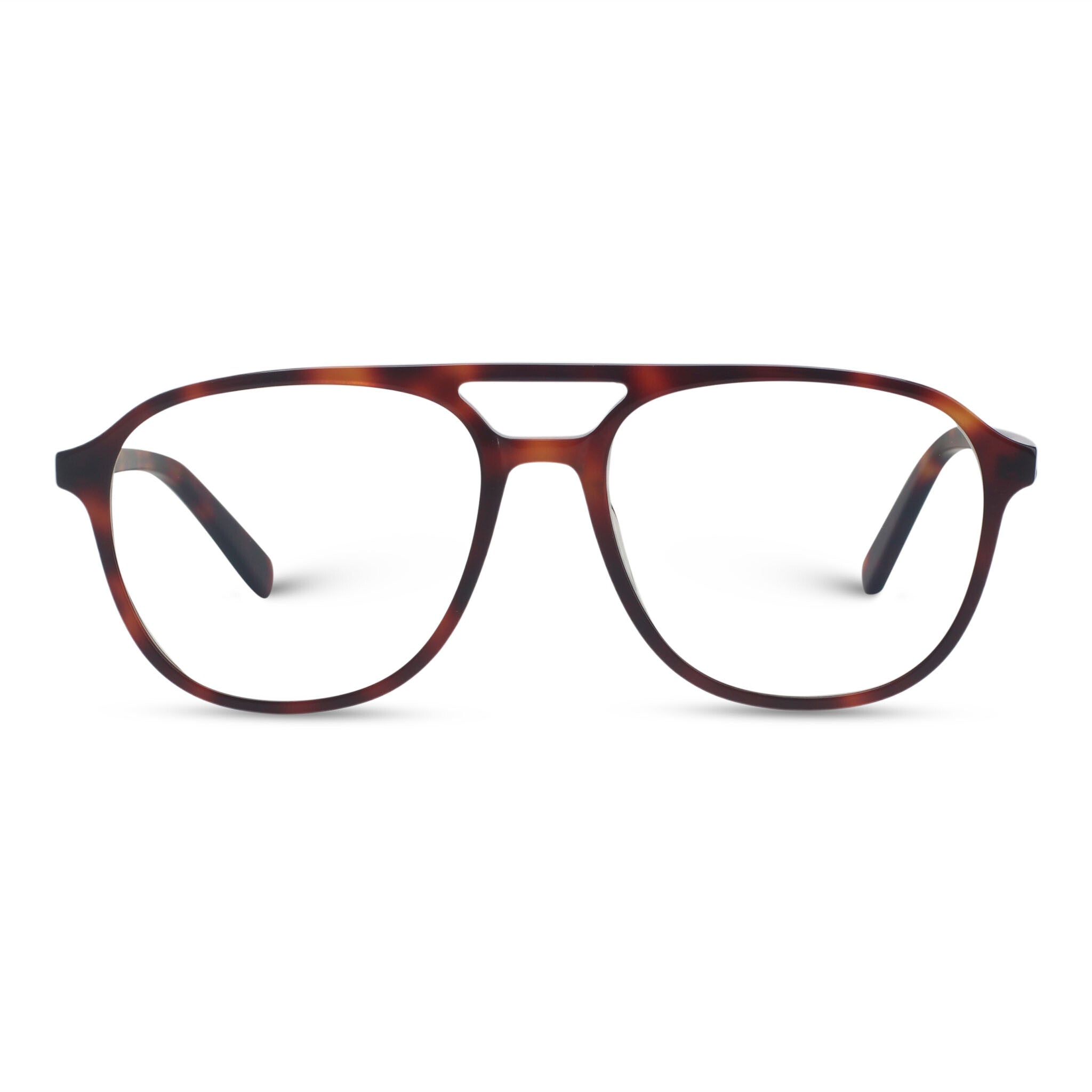 Tortoiseshell aviator acetate eyeglasses