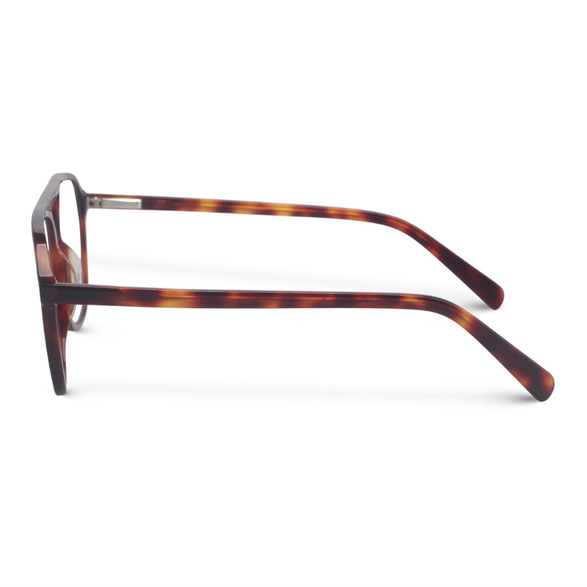 Tortoiseshell aviator acetate eyeglasses