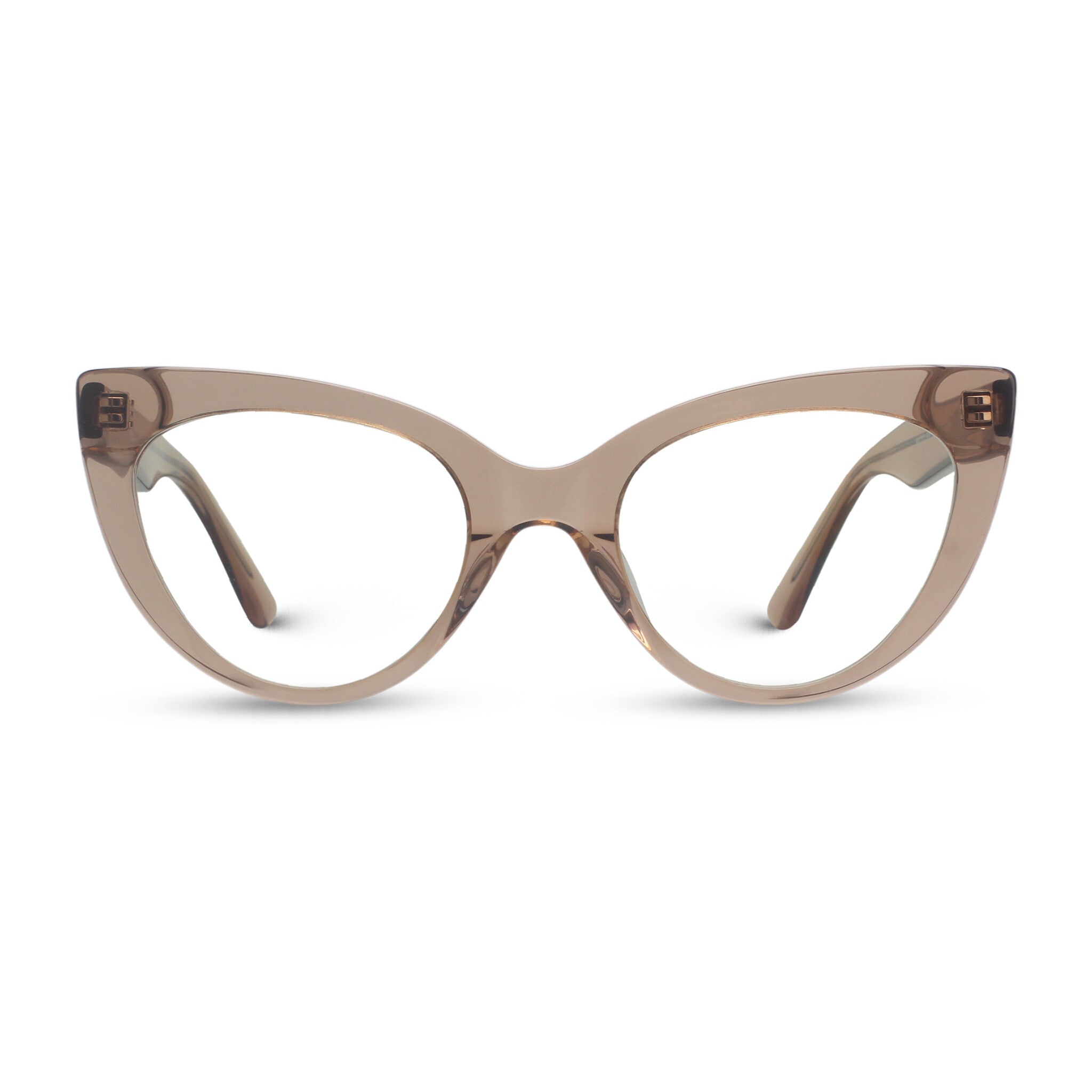 Women cat-eye pink eyeglasses