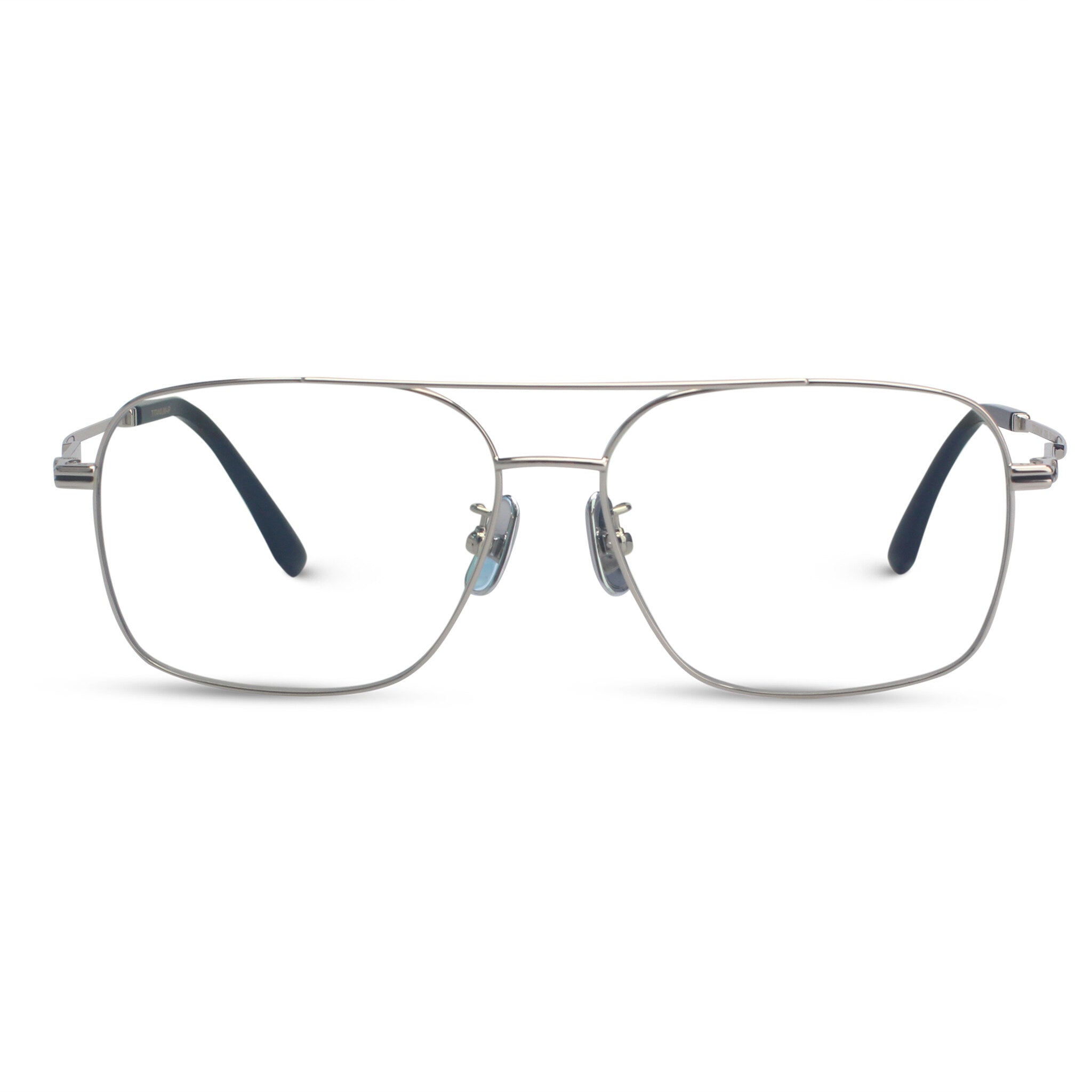 Aviator silver eyeglasses