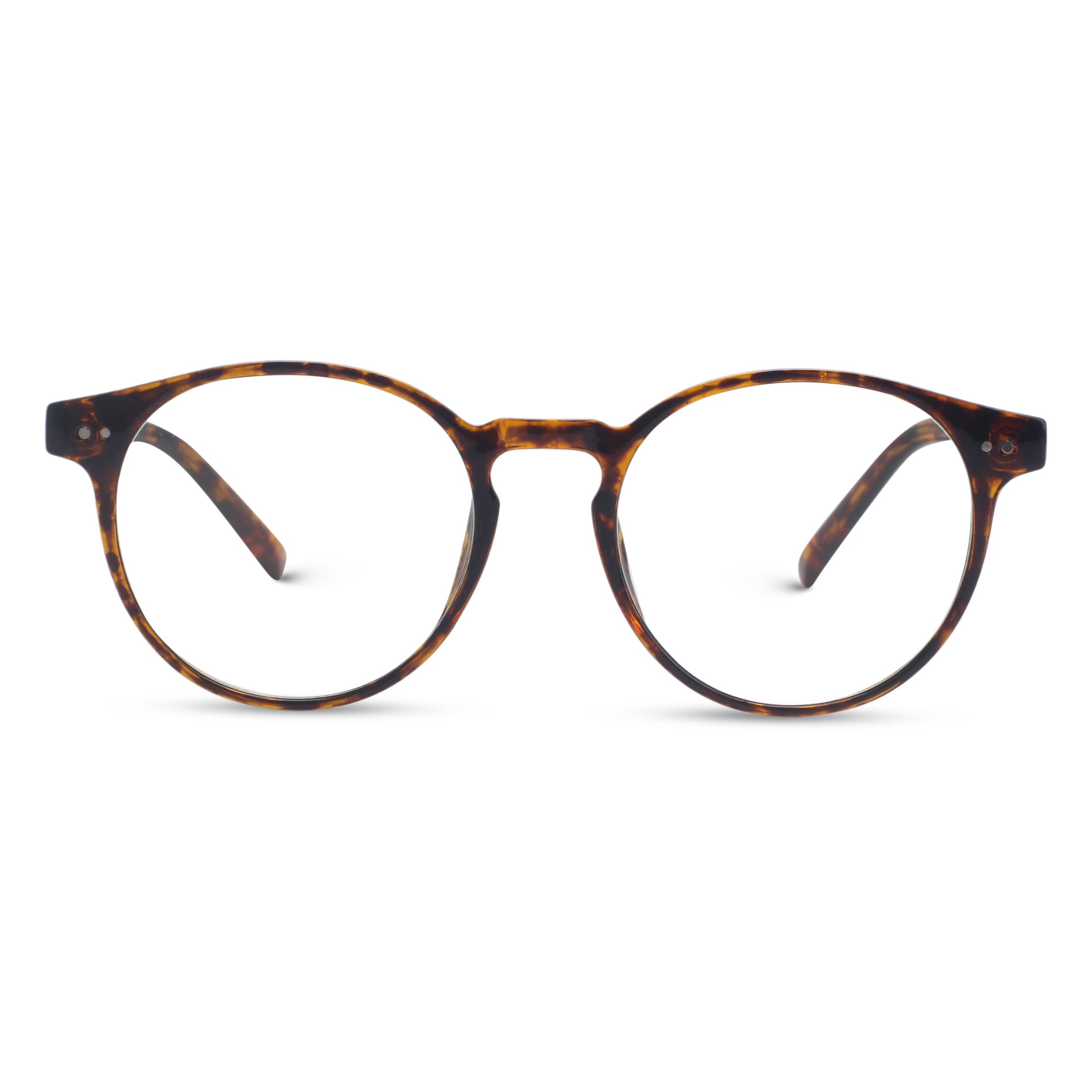 Classic round tortoise eyeglasses