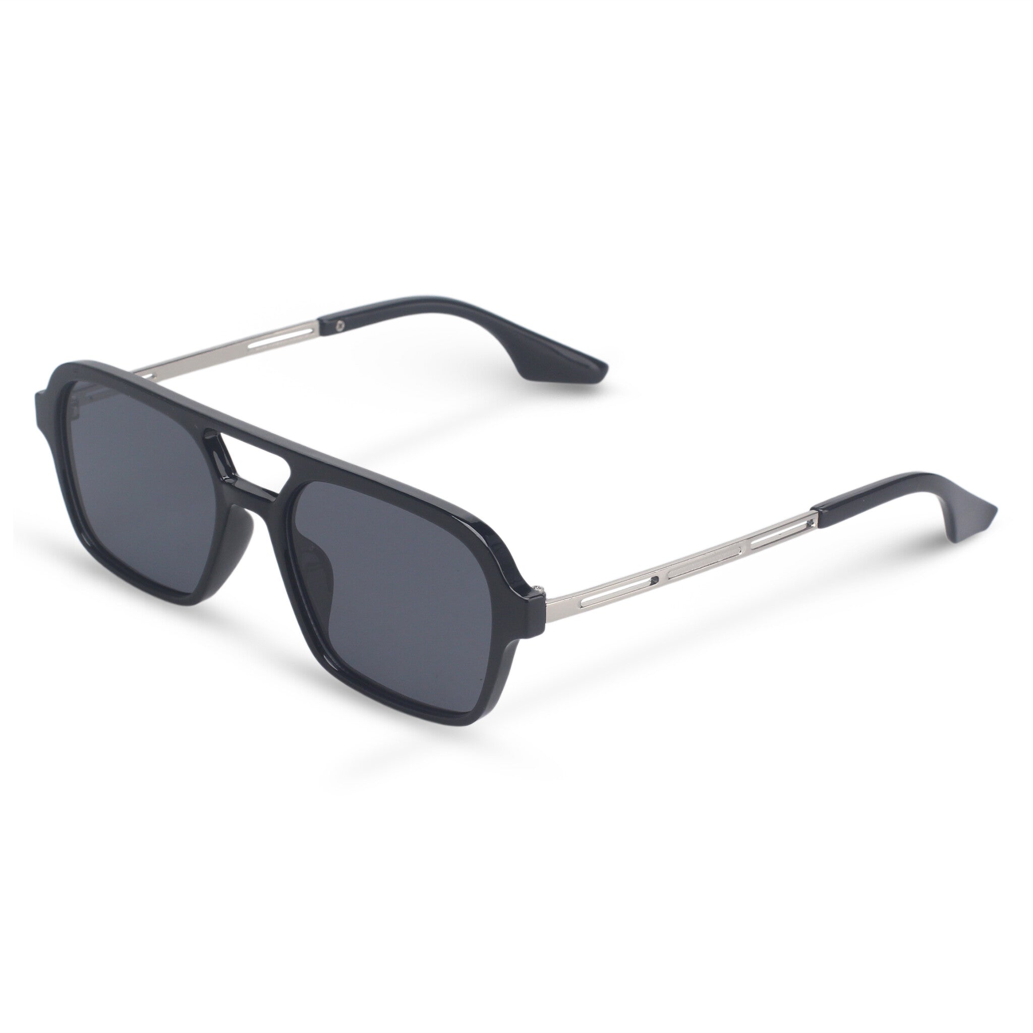 Classic black aviator sunglasses