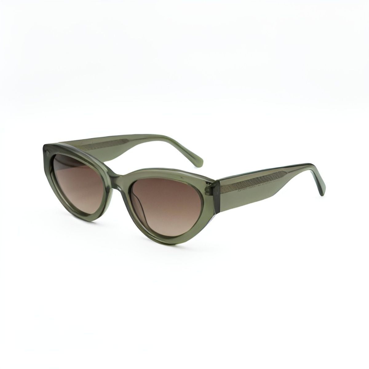 Green cateye sunglasses