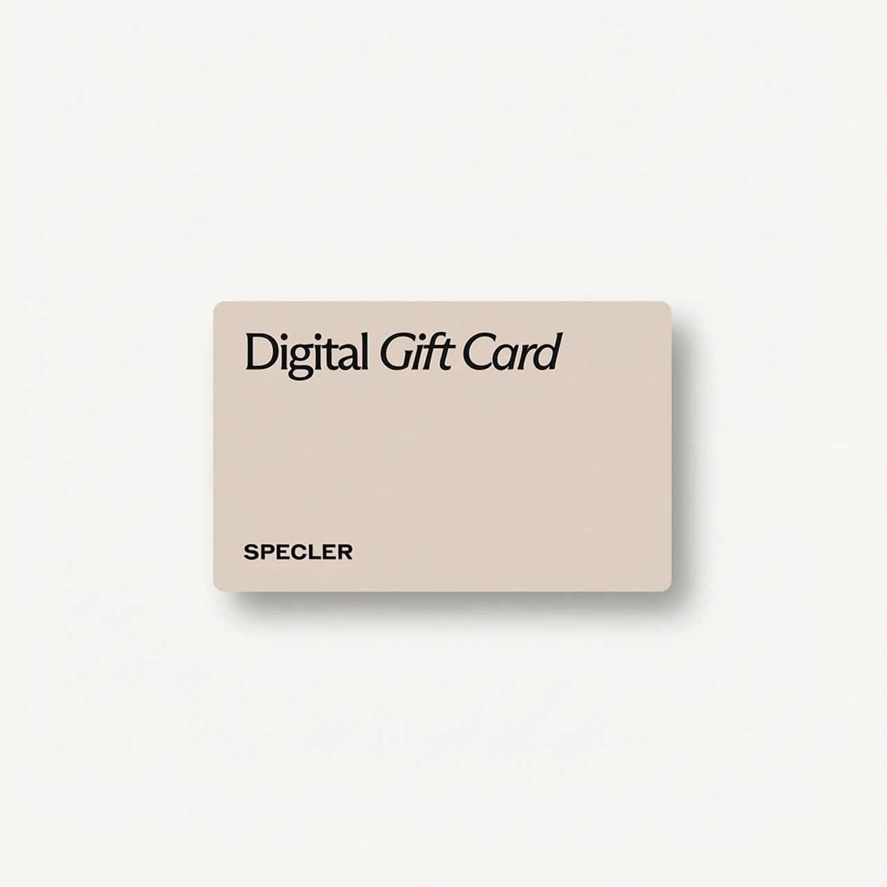 Digital Gift Card New